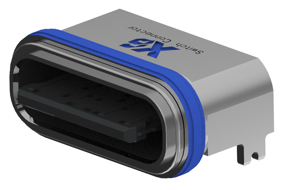 XB-TYPE C 6 P-1プレート上防水メスホルダL=6.65 mm（ストリップ鋼板）（U型亜鉛合金ハウジング露出0.95）